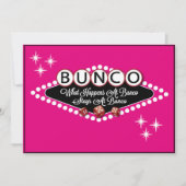 Vegas Style Bunco Invite Kaart (Voorkant)