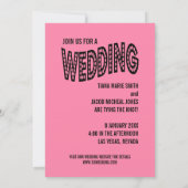 Vegas Style Wedding Invitations Kaart (Achterkant)