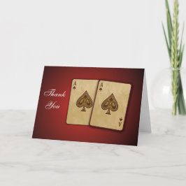 Vegas thema Bedankt voor je creditcard