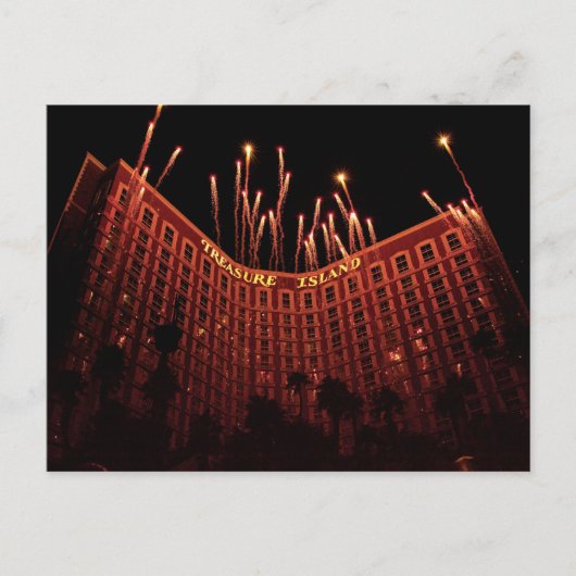 Vegas - Treasure Island Briefkaart (Voorkant)