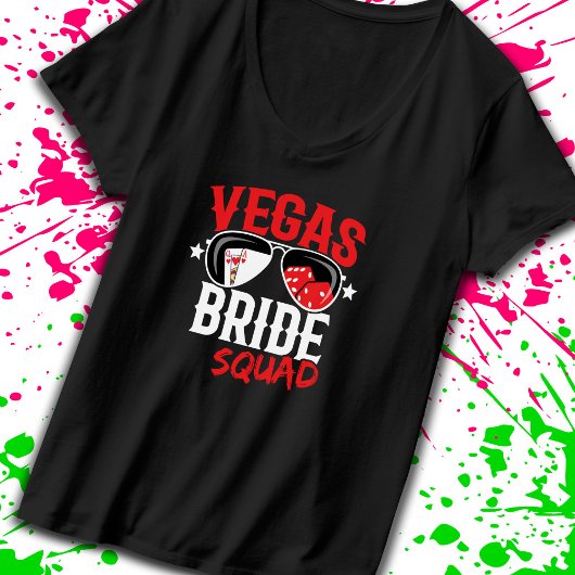 Vegas Trouw Bruidsmeisjes Team Vegas Bachelorette T-shirt