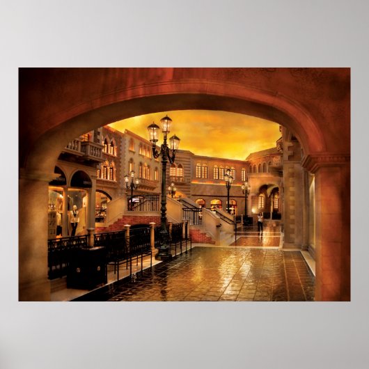 Vegas - Venetiaans - De straten van Venetië Poster (Voorkant)