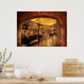 Vegas - Venetiaans - De straten van Venetië Poster (Keuken)