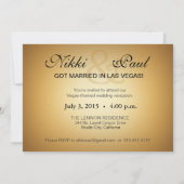 Vegas VIP Ontvangst CONTACTEER ME OM NAAM OP CHIPS Kaart (Achterkant)