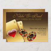 Vegas VIP Ontvangst CONTACTEER ME OM NAAM OP CHIPS Kaart (Voorkant / Achterkant)