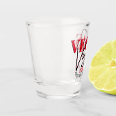 Vegas Virgin| Red Cherry Vegas 1st timer Shot Glas (Links)