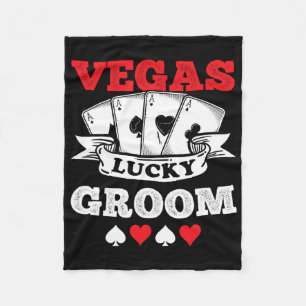 Vegas vrijgezellenfeest getrouwd in Vegas bruidego Fleece Deken
