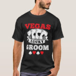 Vegas vrijgezellenfeest getrouwd in Vegas Groom Sq T-shirt<br><div class="desc">Vegas vrijgezellenfeest getrouwd in Vegas Groom Squad</div>