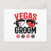 Vegas Wedding - Groom - Vegas Bachelor Party Squad Briefkaart (Voorkant)