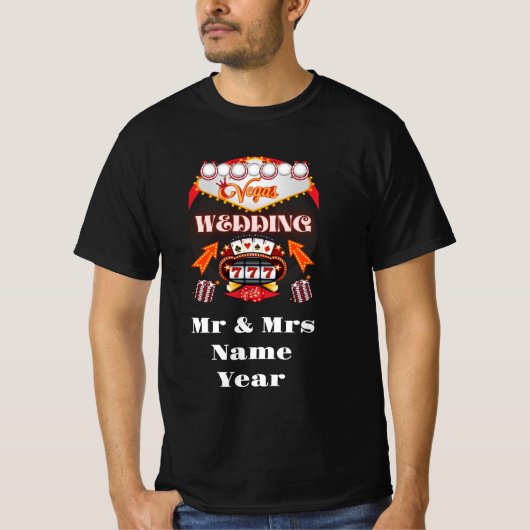 Vegas Wedding T-Shirt (Voorkant)
