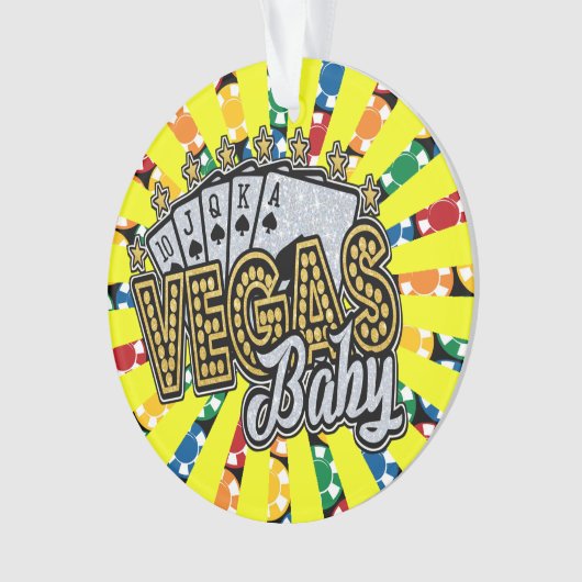 VEGAS - Zie Achterzijde Ornament (voorkant)