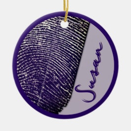 VegasRae - Gedrukt Memorial Keramisch Ornament