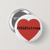 #vegasSTRONG Tribute | Las Vegas Ronde Button 5,7 Cm (Voorkant /achterkant)