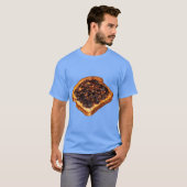 Vegemite Toast Pattern T-shirt (Voorkant volledig)