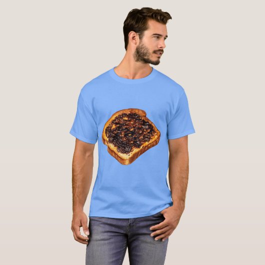 Vegemite Toast Pattern T-shirt (Voorkant volledig)