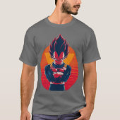 vegeta retro t-shirt (Voorkant)
