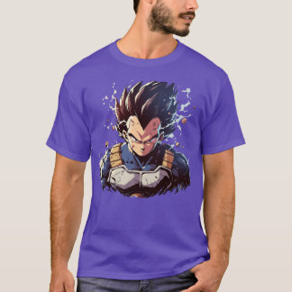 vegeta stijl grappig t-shirt