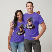 vegeta stijl grappig t-shirt (Unisex)