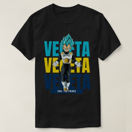 Vegeta TShirtvegeta blauw TShirtby nooit meer omho T-shirt (Design voorkant)