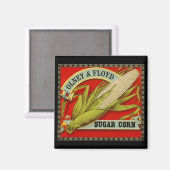  vegetabel, Olney & Floyd Sugar Corn Magneet (Voorkant / Achterkant)