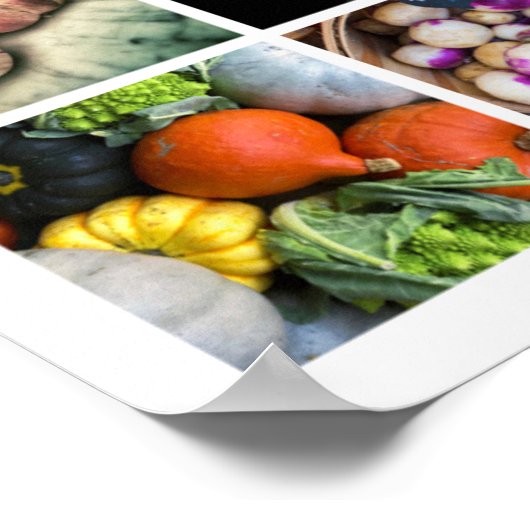 VEGETABELLEN Collage Poster (Hoek)