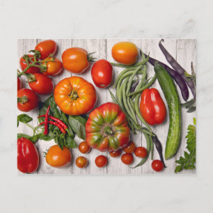 Vegetable and Herb Harvest Briefkaart