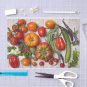 Vegetable and Herb Harvest Tissuepapier (Craft)