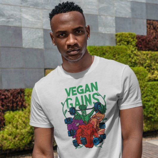 Vegetable Bodybuilders Vegan T-shirt