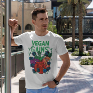 Vegetable Bodybuilders Vegan T-shirt