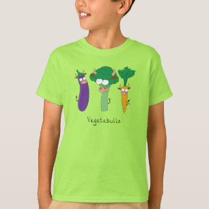 Vegetable Bulls Funny Kind's T-shirt