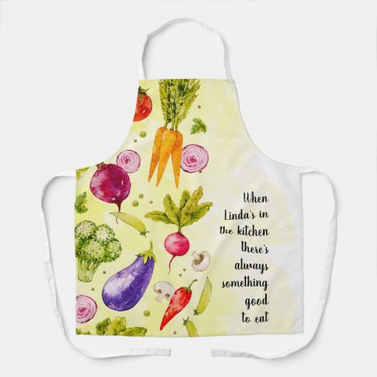 Vegetable Cascade Apron Schort (Voorkant)