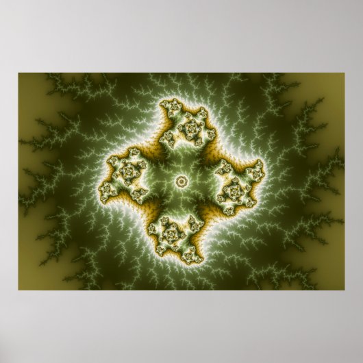 Vegetable Cell - Fractal Art Poster (Voorkant)