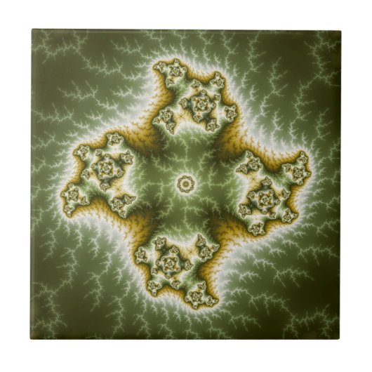 Vegetable Cell - Fractal Art Tegeltje (Voorkant)