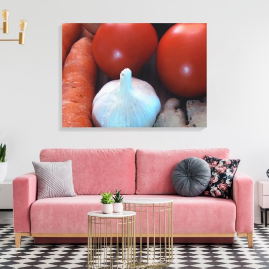 Vegetable delight canvas afdruk (Insitu (Woonkamer))