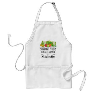 Vegetable Farmer Personalised Farming Standaard Schort
