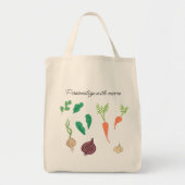 Vegetable Farmers Market Personalized Canvas tas (Voorkant)
