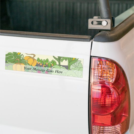 Vegetable Garden Bumpersticker (Op Truck)