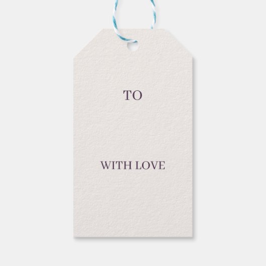 Vegetable Garden Gift Bag — Clementine Cadeaulabel (Achterkant)