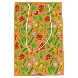 Vegetable Garden Gift Bag — Clementine Medium Cadeauzakje