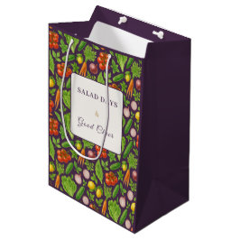 Vegetable Garden Gift Bag — Devine Plum Medium Cadeauzakje