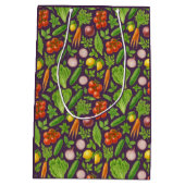 Vegetable Garden Gift Bag — Devine Plum Medium Cadeauzakje (Achterkant)
