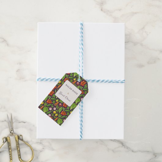 Vegetable Garden Gift Bag — Plum Cadeaulabel (Met Touw)