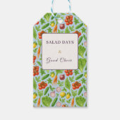 Vegetable Garden Gift Bag — Soft Wedgewood Cadeaulabel (Voorkant)