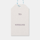 Vegetable Garden Gift Tag — In the Navy Cadeaulabel (Achterkant)