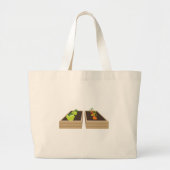 Vegetable Garden Grote Tote Bag (Voorkant)