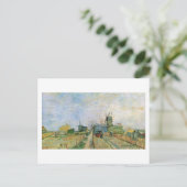 Vegetable Garden in Montmartre Van Gogh Fine Art Briefkaart (Staand voorkant)