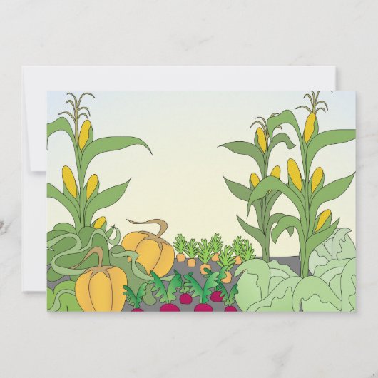 Vegetable Garden Kaart (Achterkant)