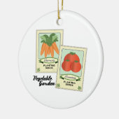 Vegetable Garden Keramisch Ornament (Links)
