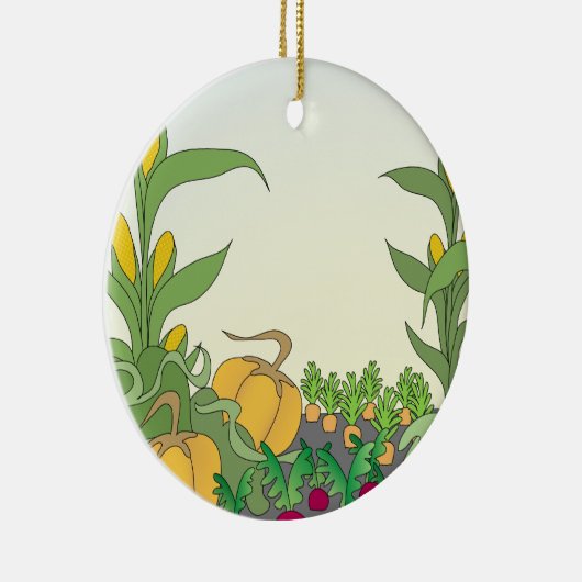 Vegetable Garden Keramisch Ornament (Rechts)