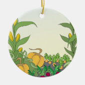 Vegetable Garden Keramisch Ornament (Voorkant)